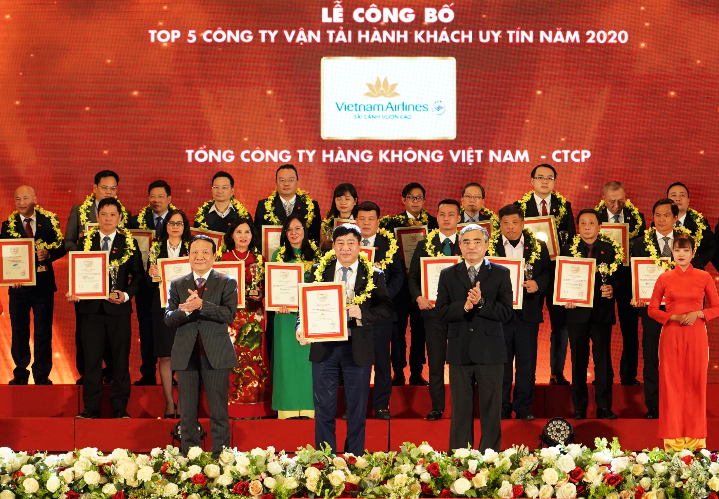 VNA - Doanh nghiệp Vận tải uy tín số 1 và là 1 trong 7 doanh nghiệp lớn nhất Việt Nam năm 2020